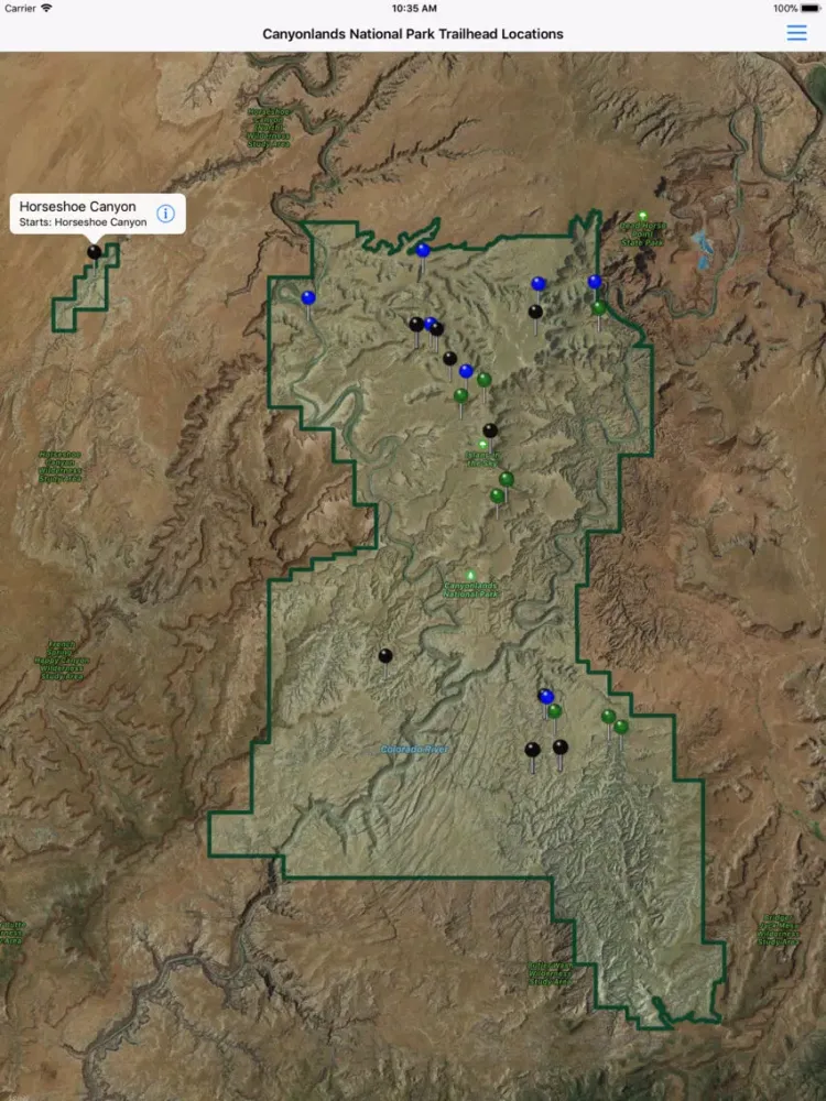 Скриншоты TUA Hikes iPad 