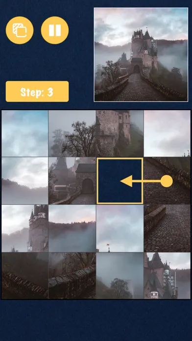 Ảnh chụp màn hình của Rememe Slide puzzle image
