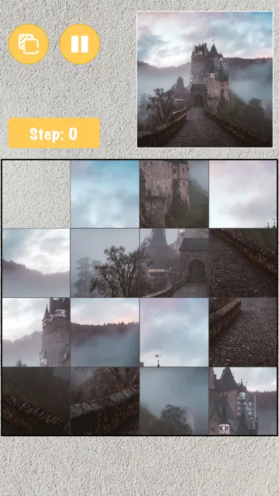 Ảnh chụp màn hình của Rememe Slide puzzle image