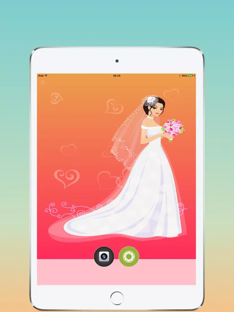 wedding dress up - you make wedding pics beauty iPad  Screenshots