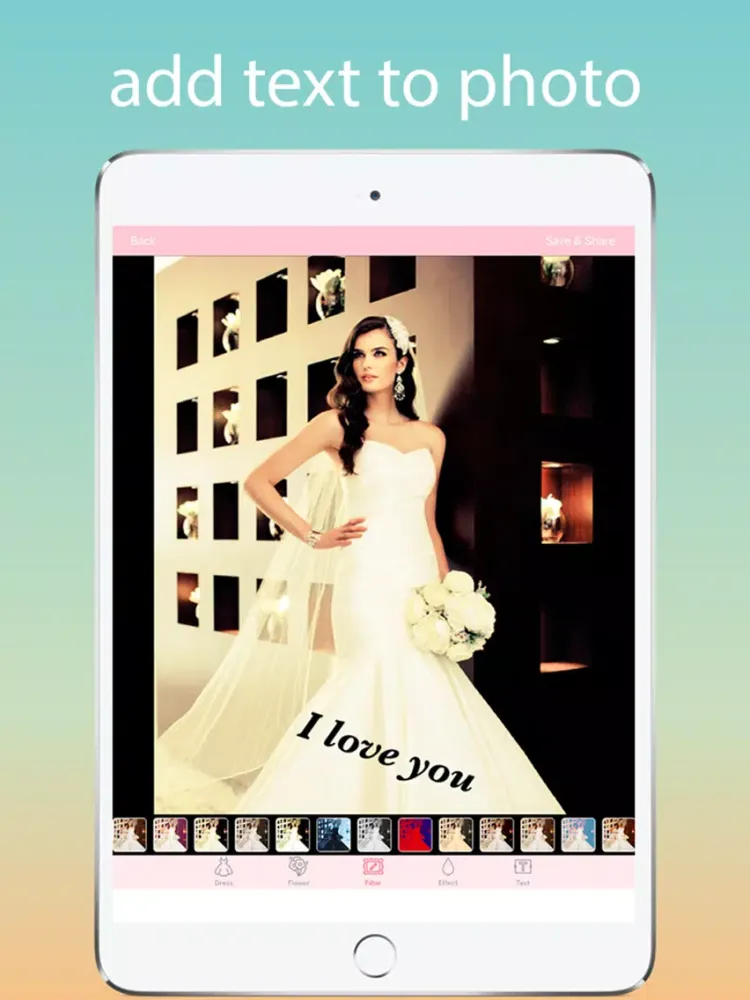 wedding dress up - you make wedding pics beauty iPad  Screenshots