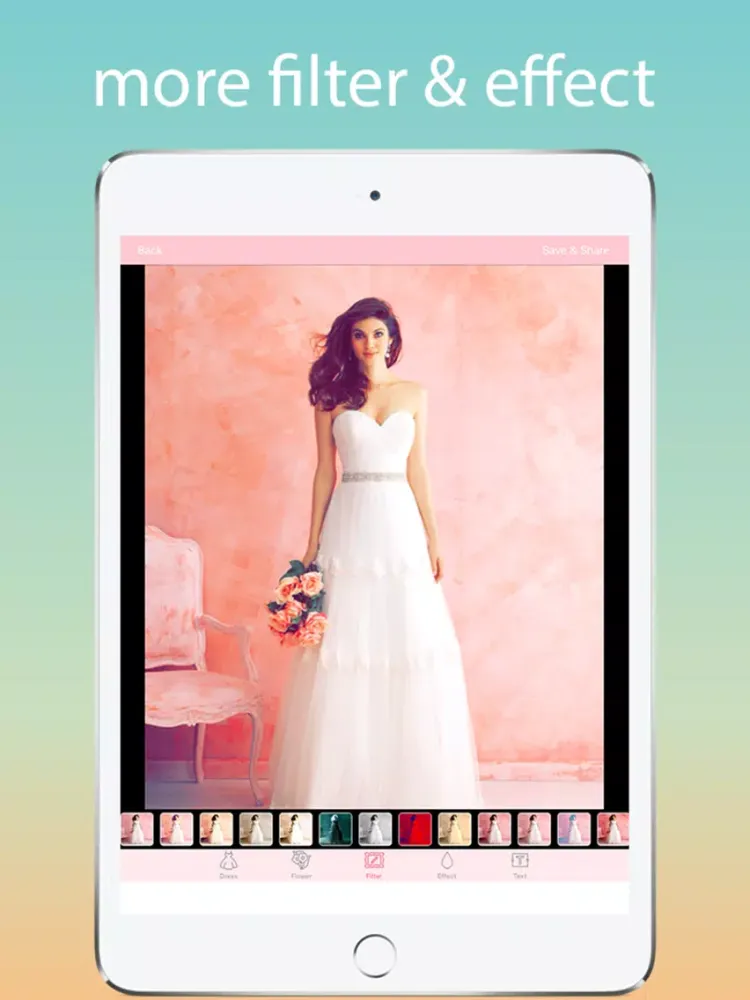 wedding dress up - you make wedding pics beauty iPad  Screenshots