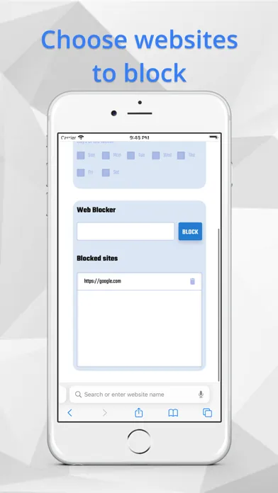 Web Blocker - block web pages سکرین شاٹس