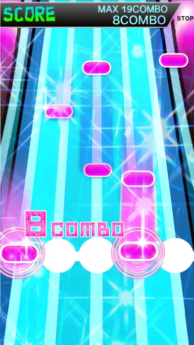ภาพหน้าจอของ リズムゲーム - TUBEAT チュービート、音ゲー