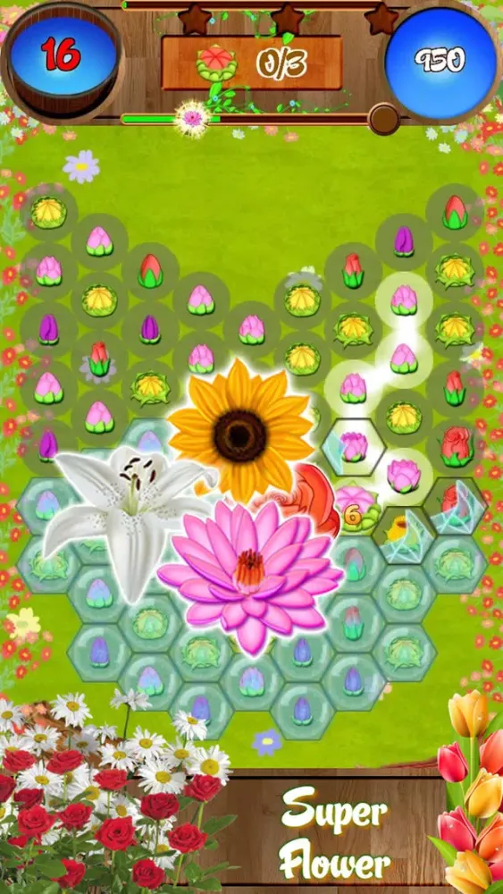 Capturas de tela do Flower Forest Blast
