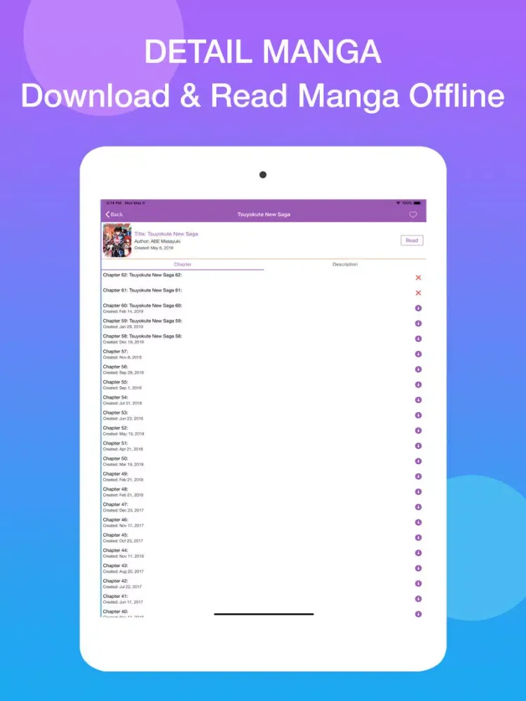 Captures d'écran de Manga Reader - Read Online iPad 