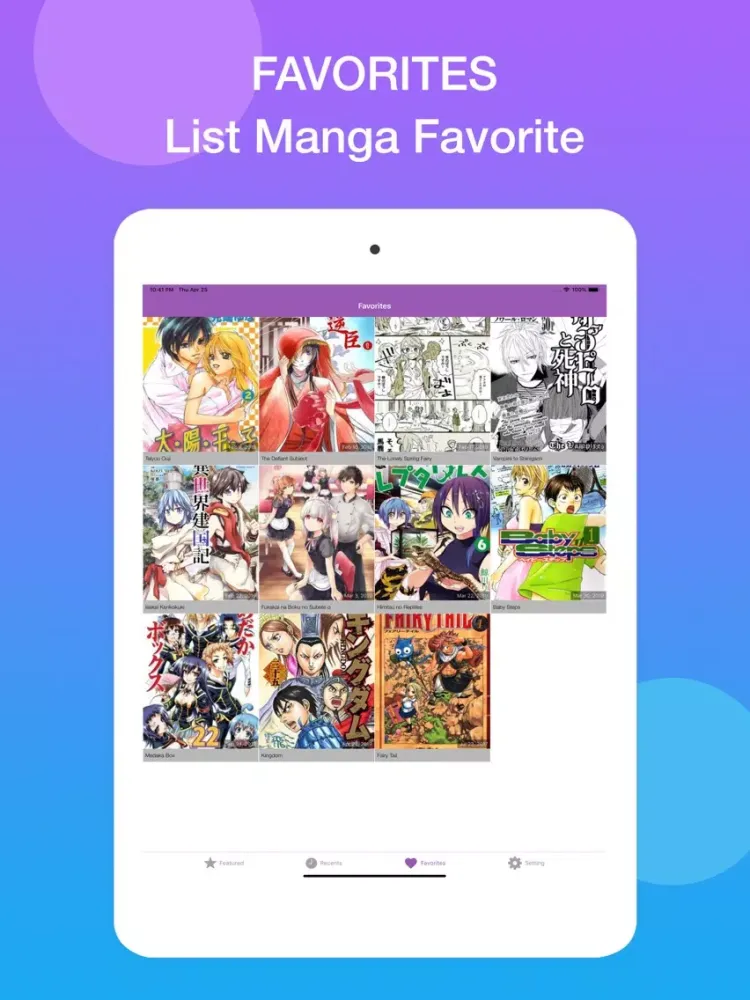 Captures d'écran de Manga Reader - Read Online iPad 