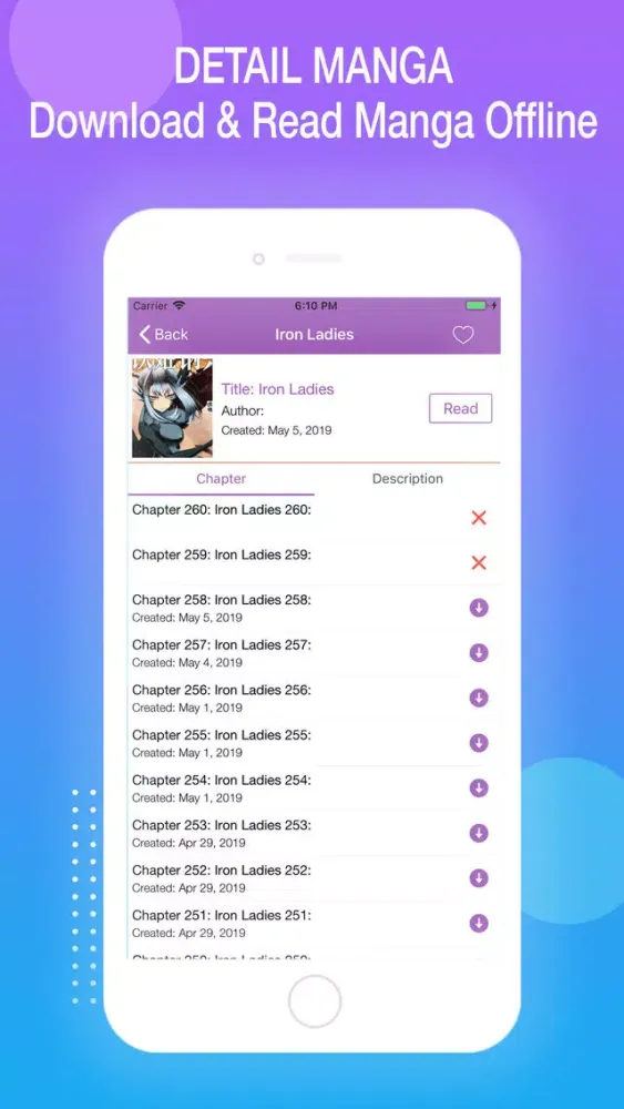 Captures d'écran de Manga Reader - Read Online