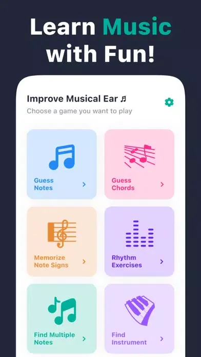 Captures d'écran de MusicalEar: Improve Music Ear