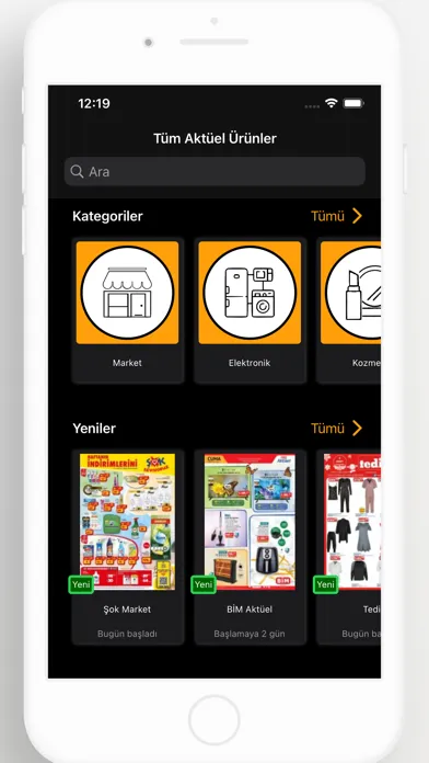 Capturas de pantalla de Tüm Aktüel Ürünler
