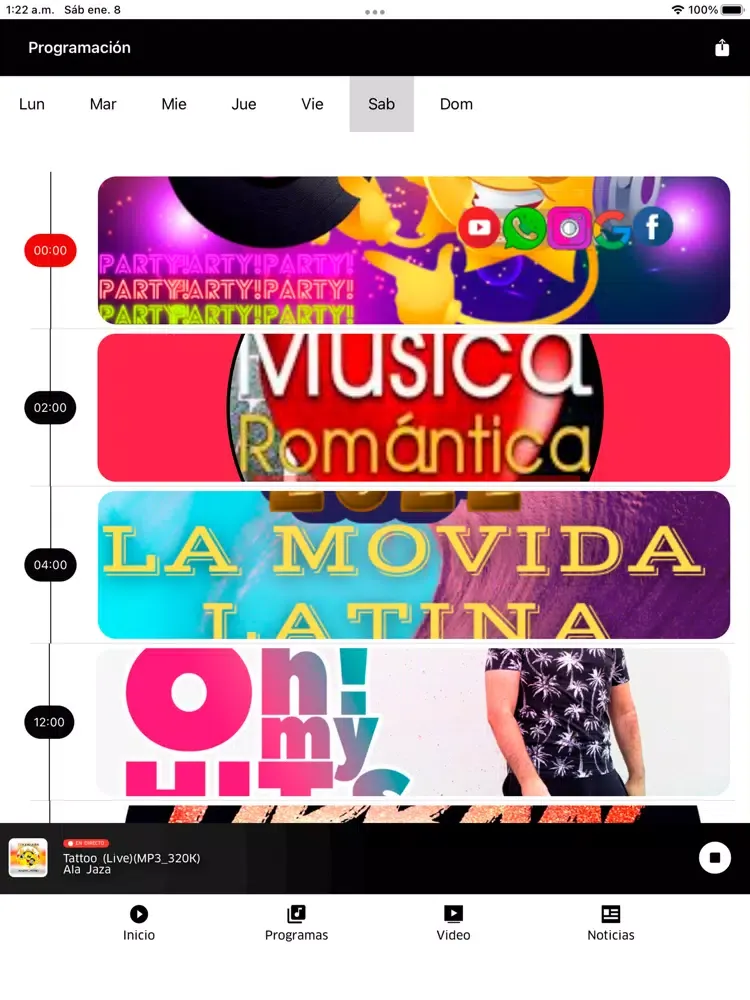 Tu Nuevo El Sol Radio Latino iPad  Screenshots