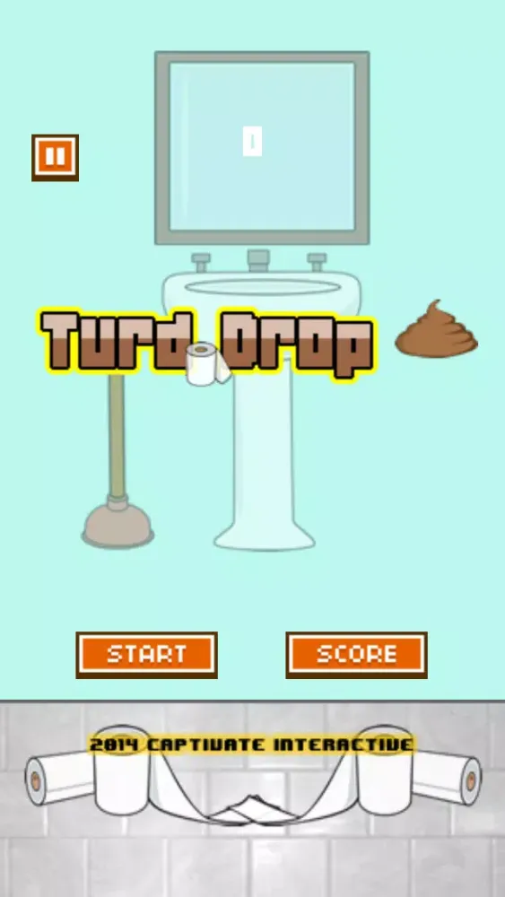 ภาพหน้าจอของ Turd Drop