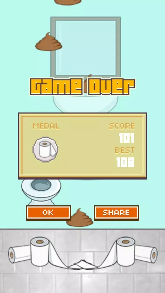 ภาพหน้าจอของ Turd Drop