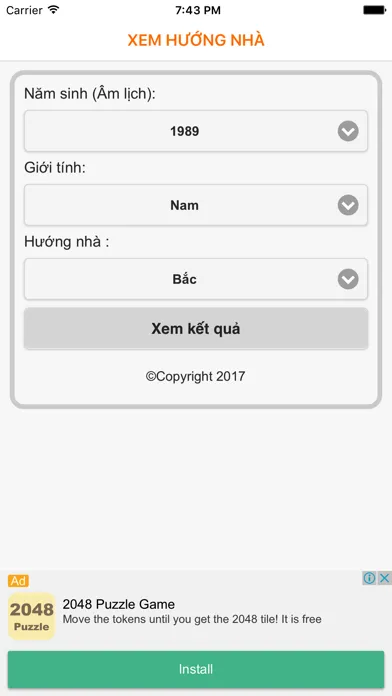 Xem hướng nhà স্ক্রিনশট