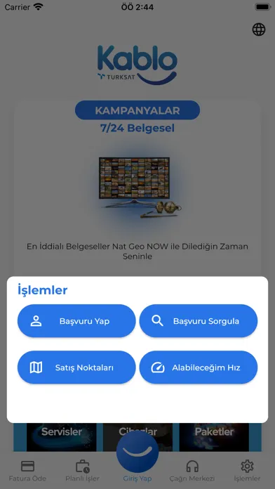 Capturas de pantalla de Kablo Mobil