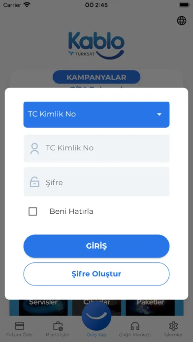 Capturas de pantalla de Kablo Mobil