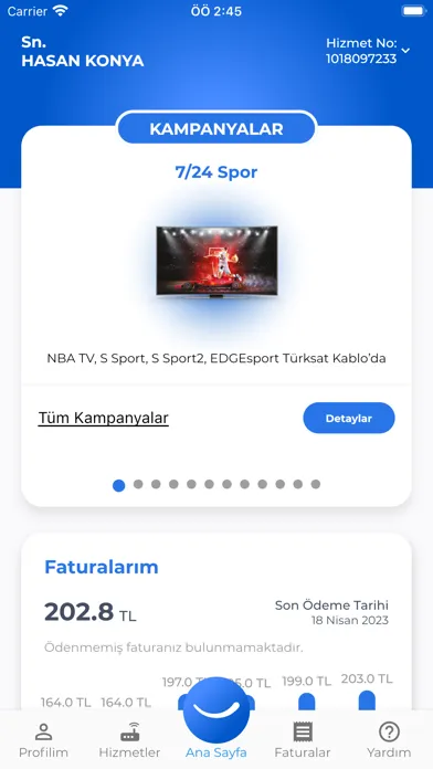Capturas de pantalla de Kablo Mobil