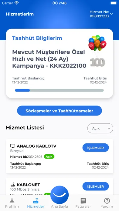 Capturas de pantalla de Kablo Mobil