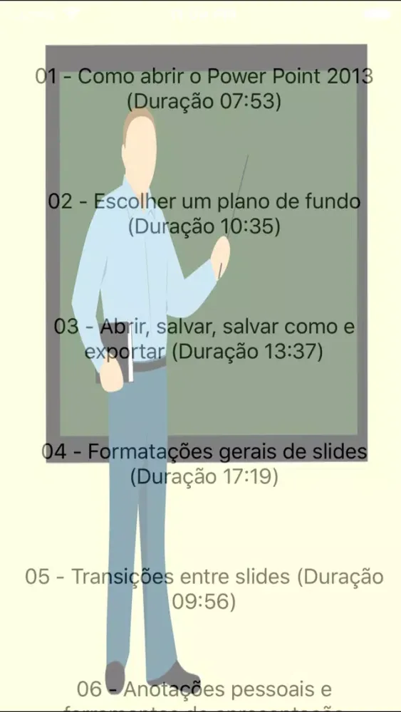 تصاویر Tutor Power Point 2013 Grátis