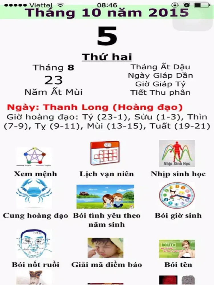 Скриншоты Lịch vạn niên tử vi tướng số iPad 