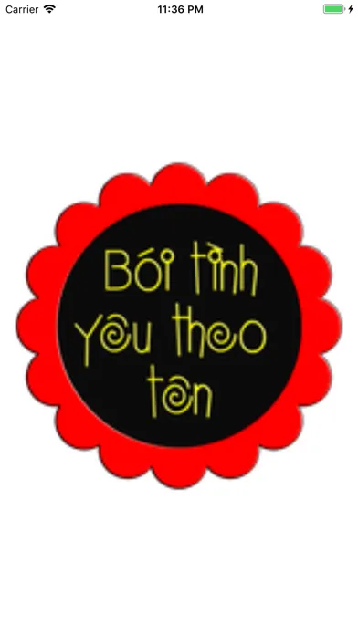 ภาพหน้าจอของ Bói Tình Yêu Theo Tên