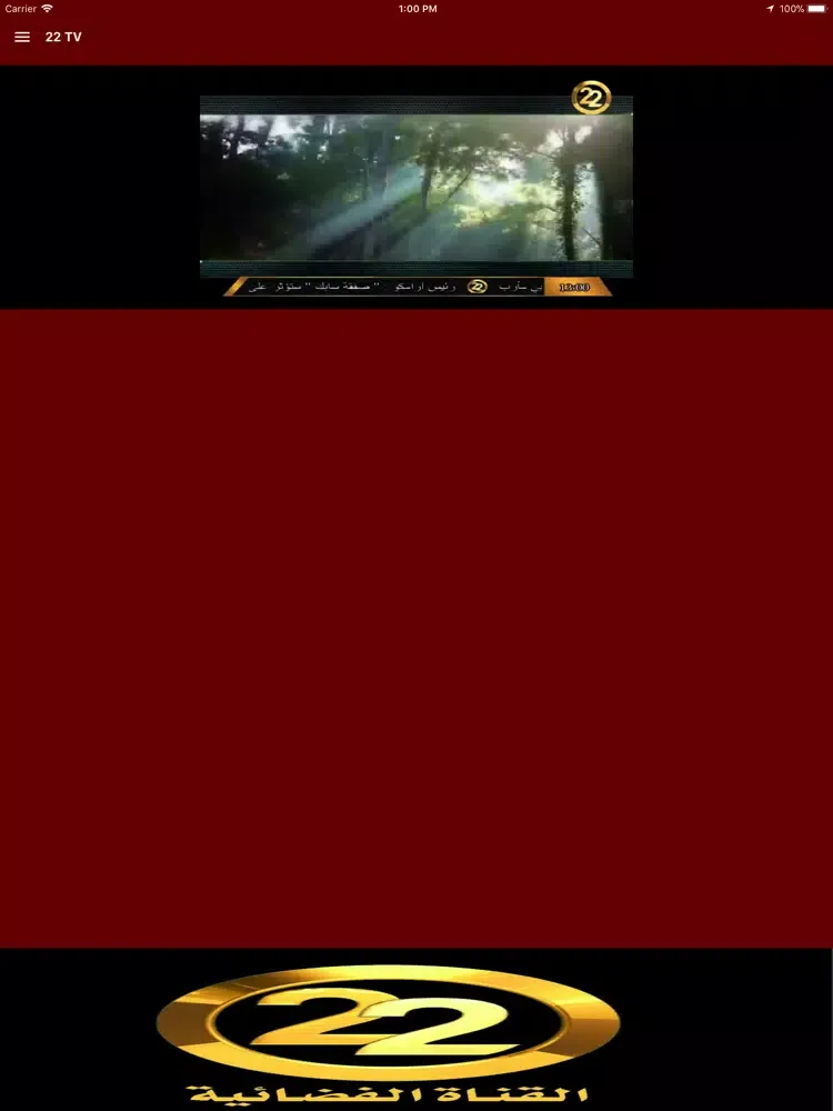 22 TV iPad  Screenshots