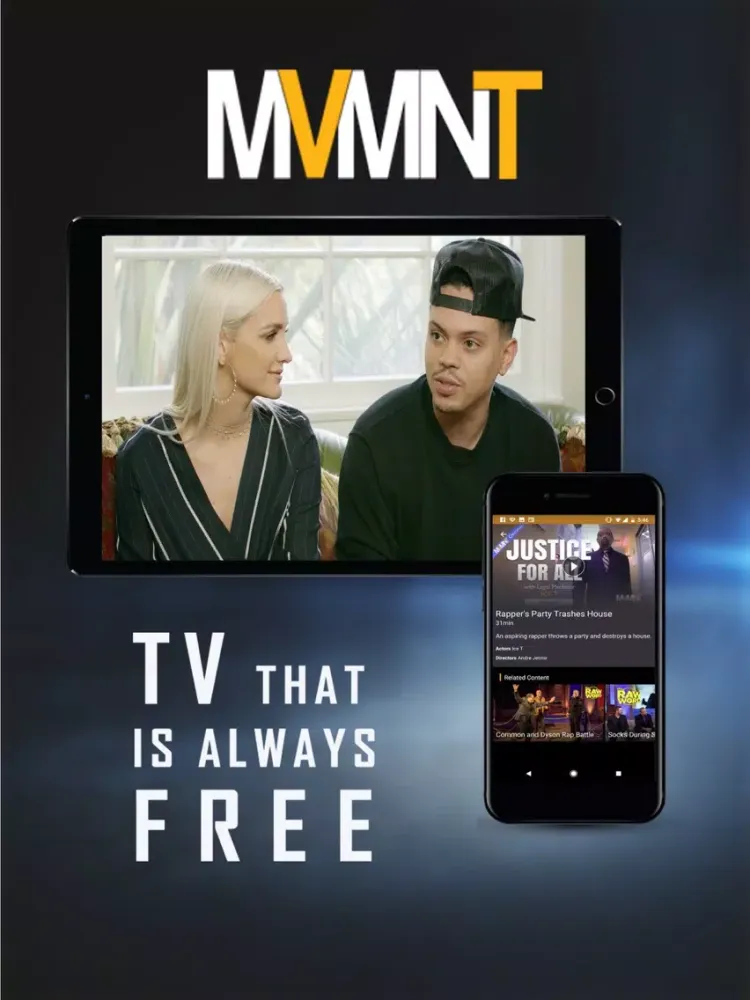 Tangkapan layar MVMNT TV iPad 