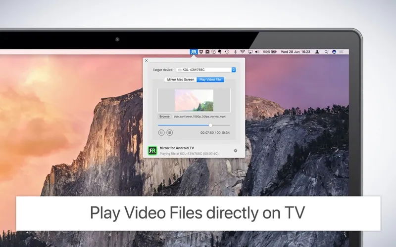 Capturas de tela do Mirror for Android TV