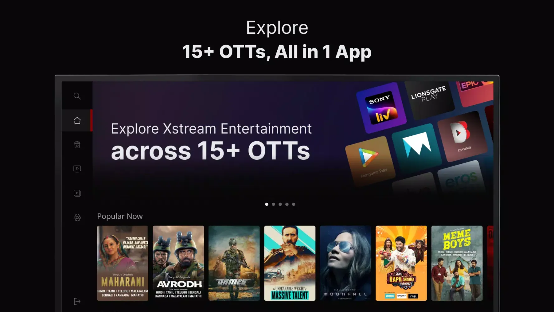 Xstream Play - Android TV Screenshots