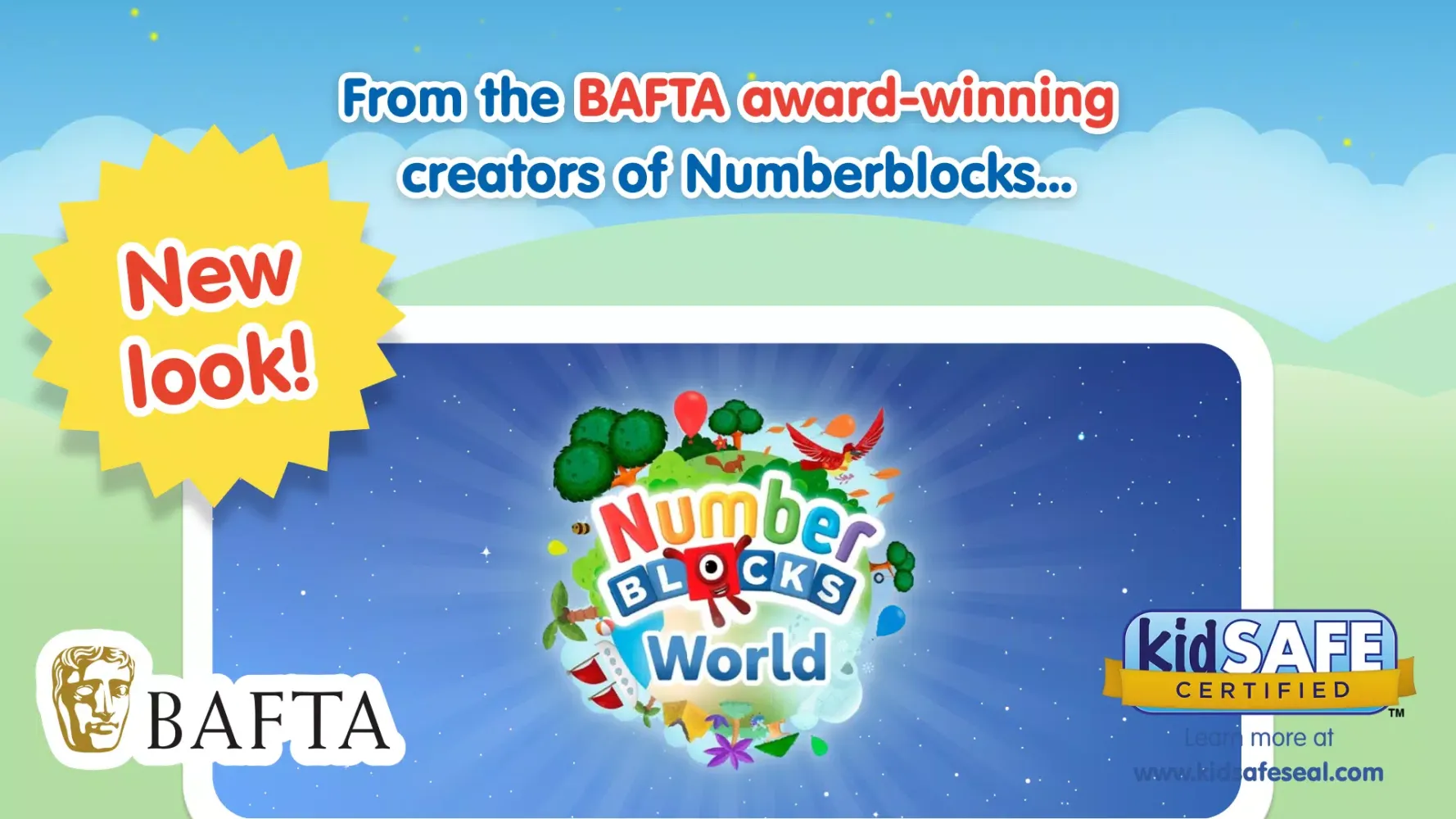Capturas de tela do Numberblocks World