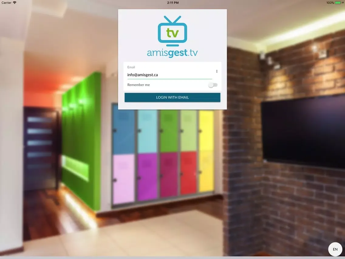 Zrzuty ekranu Amisgest.tv iPad 