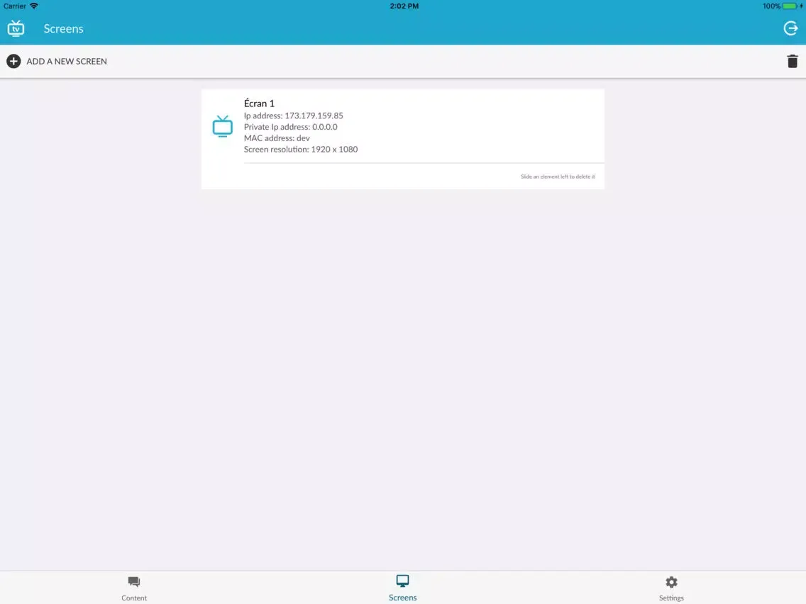 Zrzuty ekranu Amisgest.tv iPad 