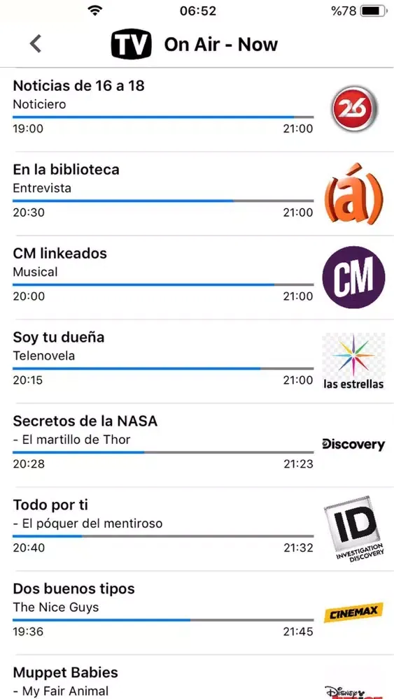 Capturas de pantalla de Argentina TV Schedule & Guide