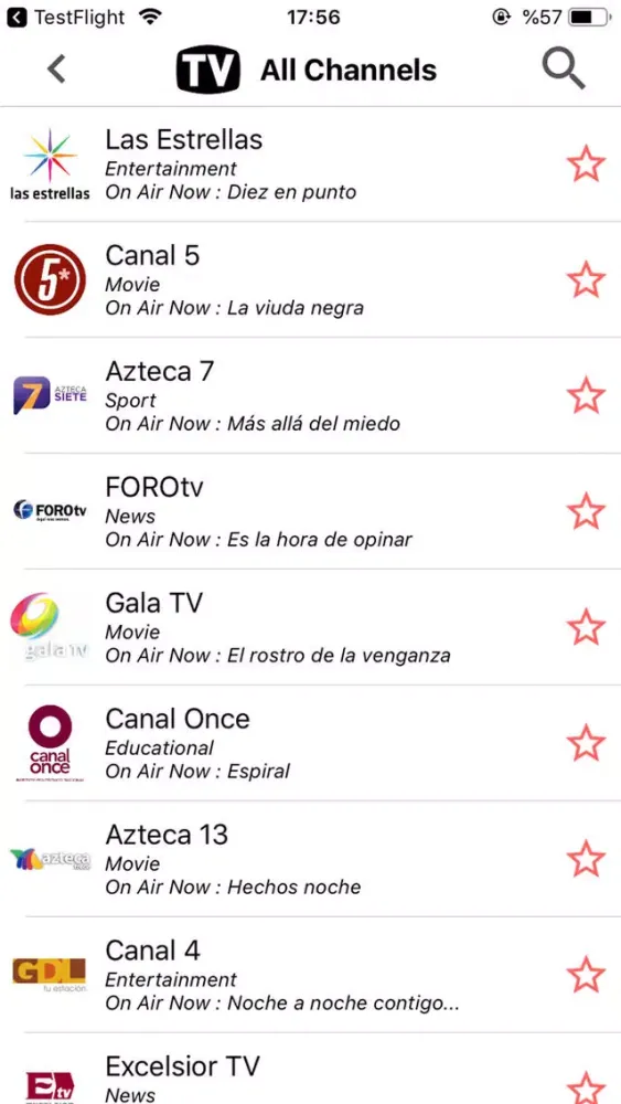 Capturas de pantalla de Mexico TV Schedule & Guide
