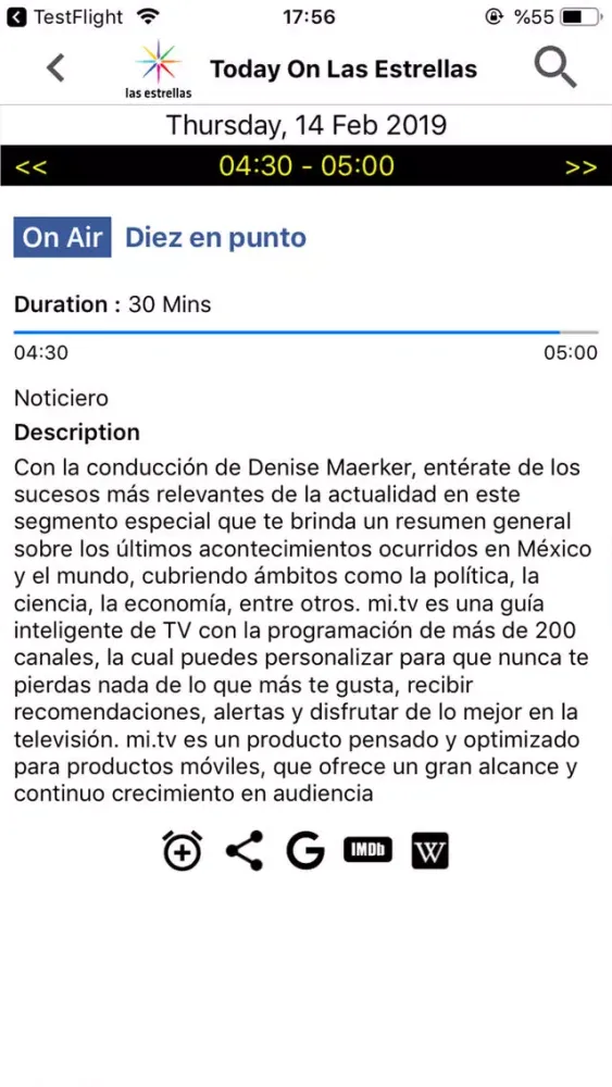 Capturas de pantalla de Mexico TV Schedule & Guide
