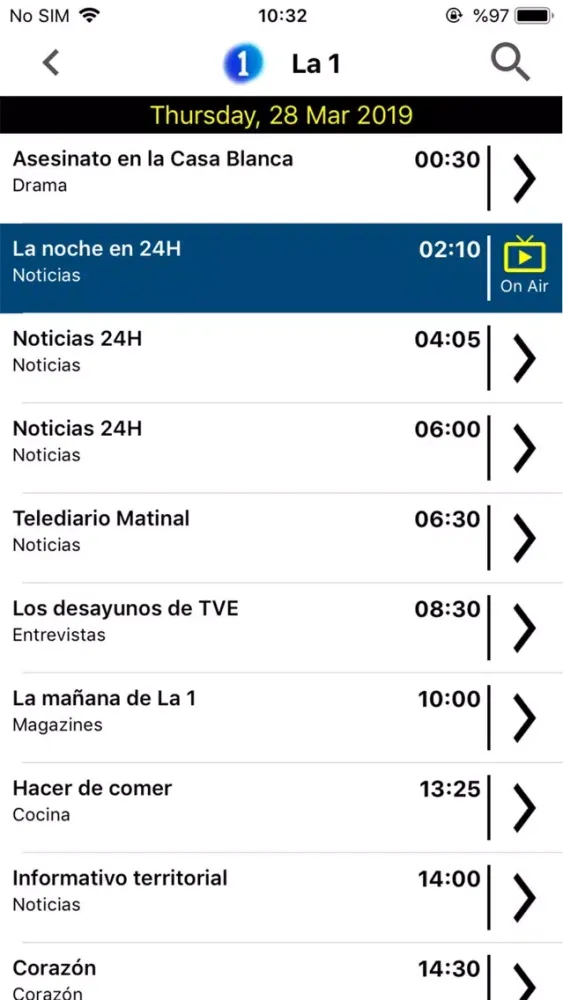 صور Spain TV Schedule & Guide