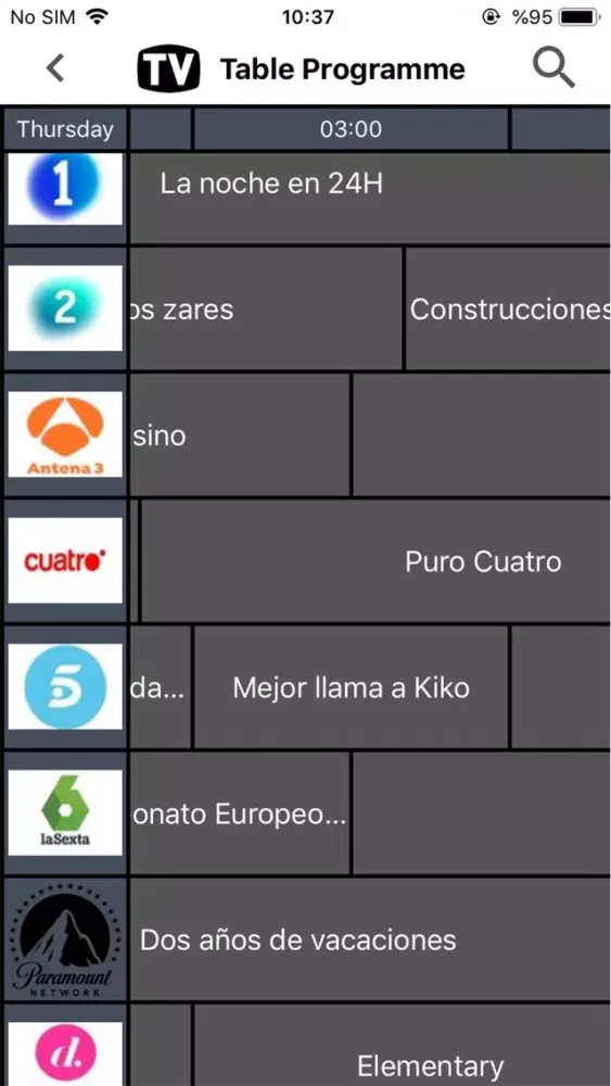 صور Spain TV Schedule & Guide