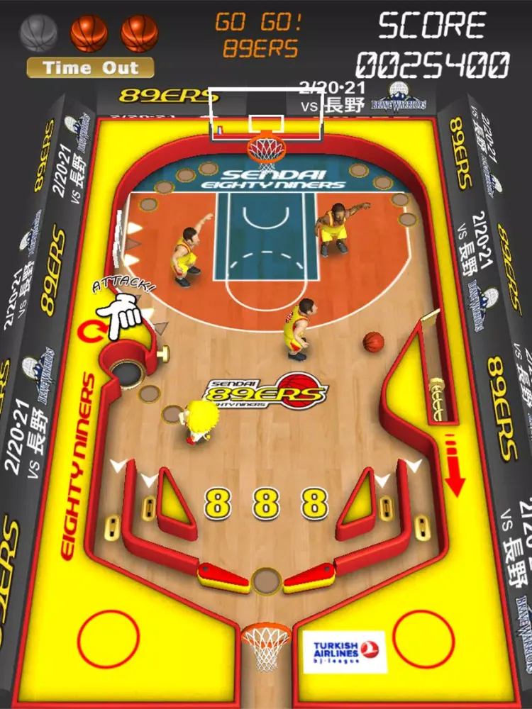 Capturas de pantalla de PIN BASKET BALL 89ers Pinball iPad 