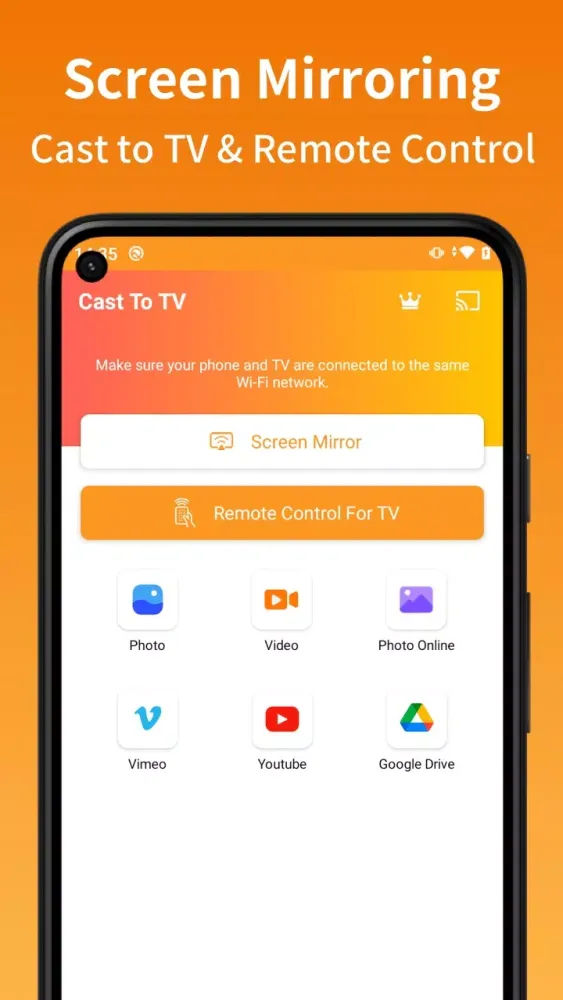 ภาพหน้าจอของ Screen Mirroring: Cast to TV