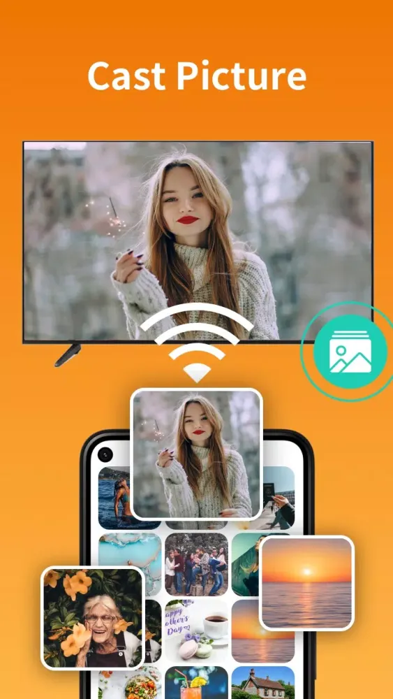 ภาพหน้าจอของ Screen Mirroring: Cast to TV