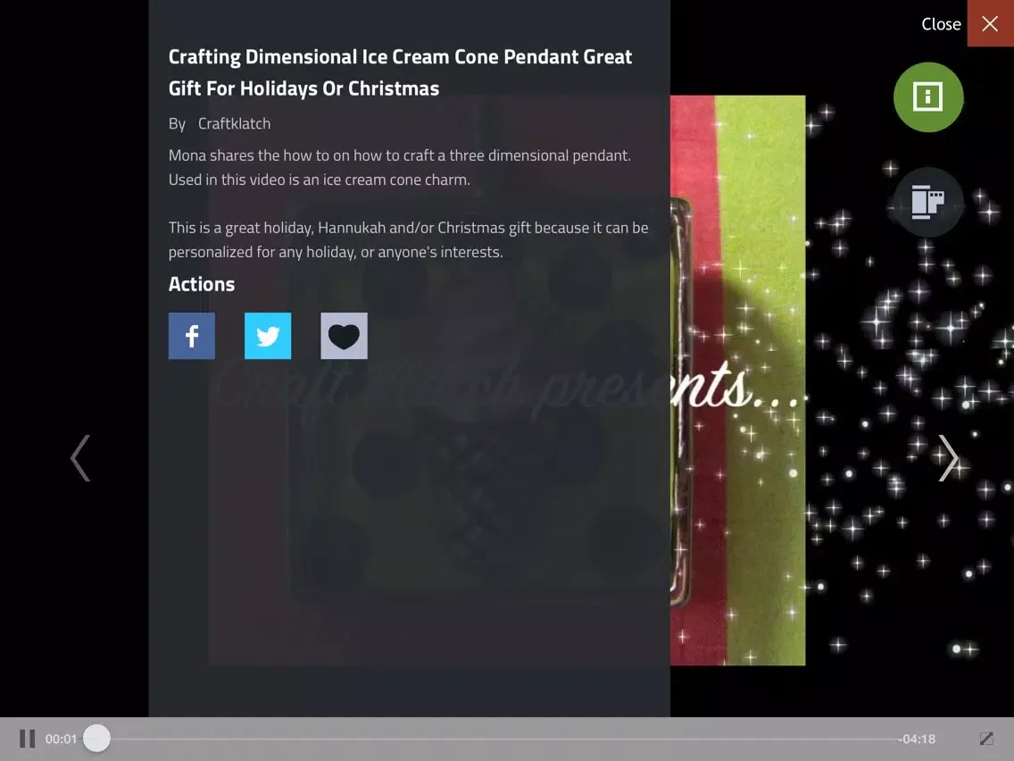 CraftSmart iPad  스크린샷