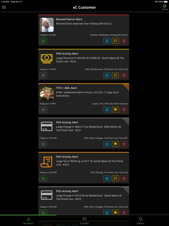 Скриншоты eConnect Alerts iPad 
