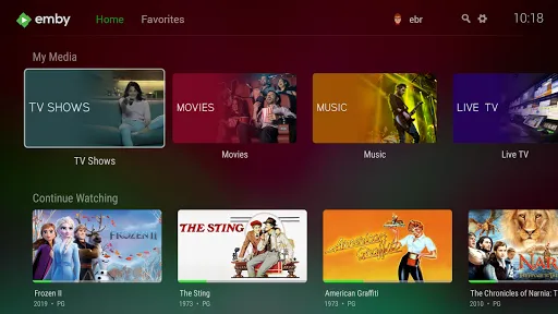 Emby for Android TV应用截图
