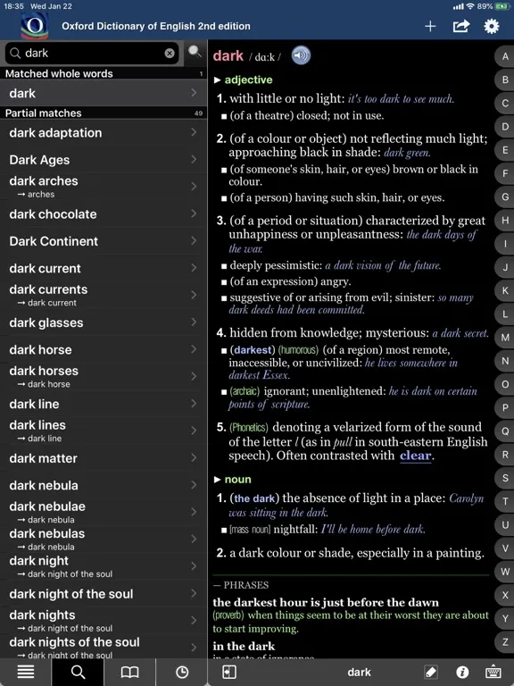 Oxford Dictionary of English 2 iPad  स्क्रीनशॉट
