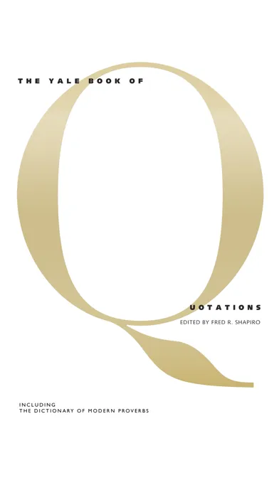 Zrzuty ekranu The Yale Book of Quotations