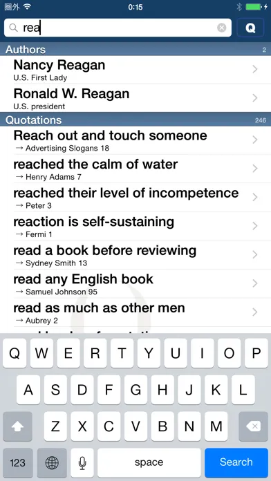 Zrzuty ekranu The Yale Book of Quotations