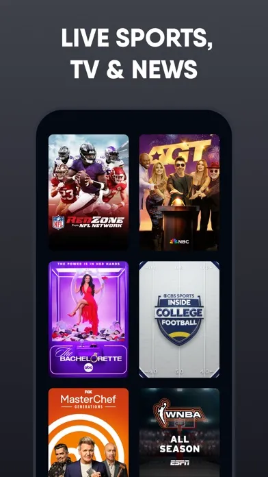 Screenshot di Fubo: Watch Live TV & Sports
