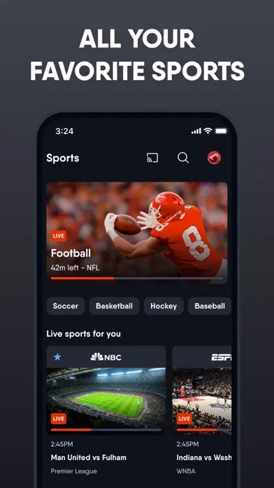 Screenshot di Fubo: Watch Live TV & Sports