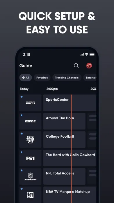 Screenshot di Fubo: Watch Live TV & Sports