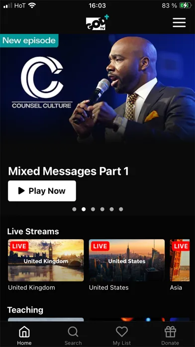 GOD TV 스크린샷
